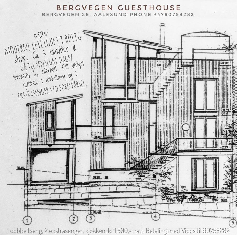 Bergvegen Guesthouse Aオーレスン エクステリア 写真